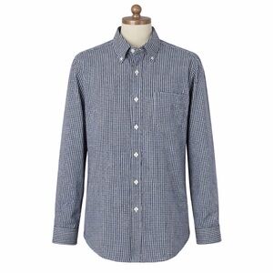 J. CREW Thompson Shirtings Mens 80's 2 Ply Long Sleeve Button Up Shirt Medium